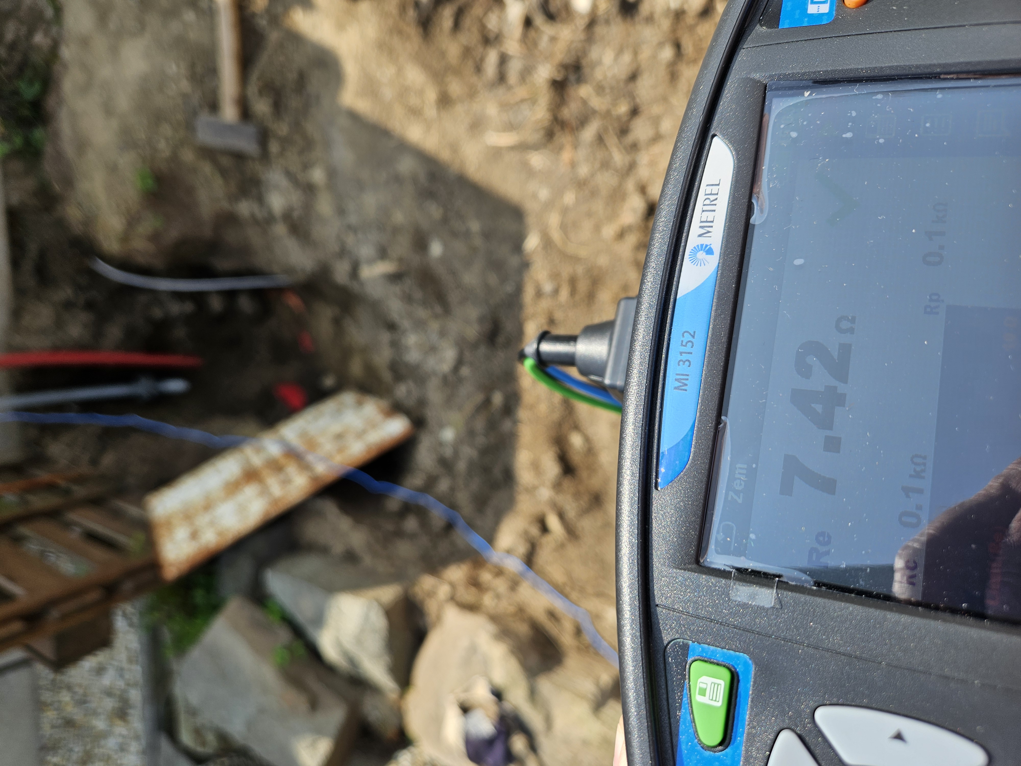 Detail meracieho prístroja